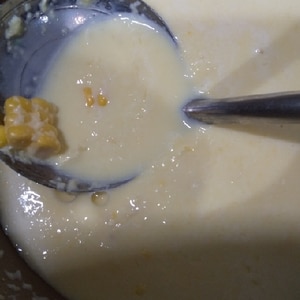 ホワイトコーンの冷製スープ～農家の贅沢レシピ